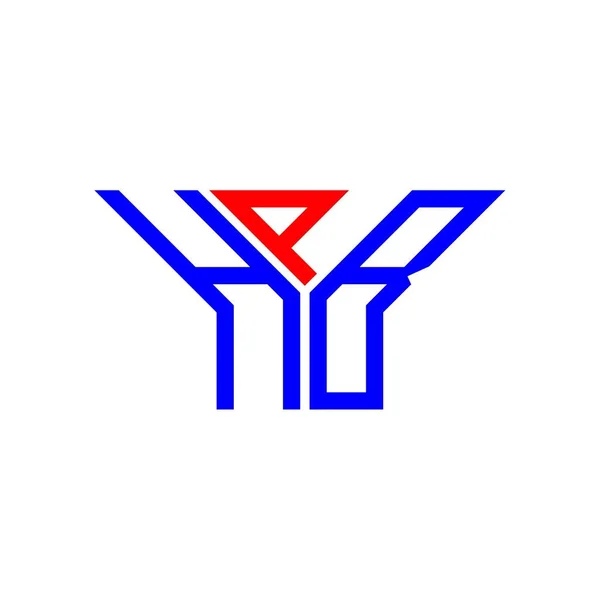 Hpb Carta Logotipo Design Criativo Com Vetor Gráfico Logotipo Simples — Vetor de Stock