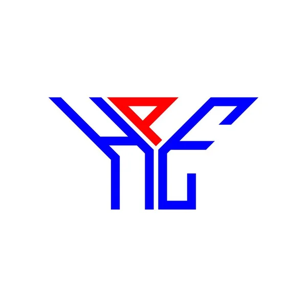 Logo Lettera Hpe Design Creativo Con Grafica Vettoriale Logo Semplice — Vettoriale Stock
