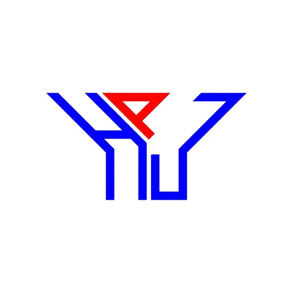 Diseño Creativo Del Logotipo Letra Hpj Con Gráfico Vectorial Logotipo — Archivo Imágenes Vectoriales