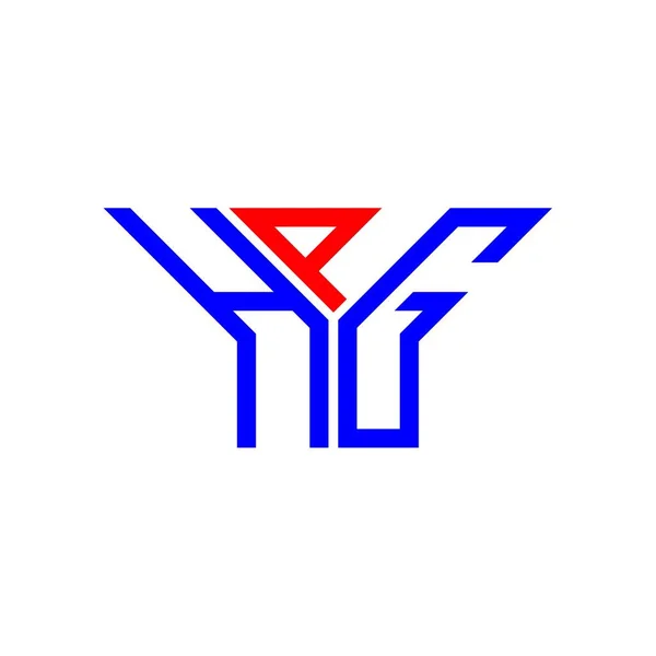 Hpg Písmenné Logo Kreativní Design Vektorovou Grafikou Hpg Jednoduché Moderní — Stockový vektor