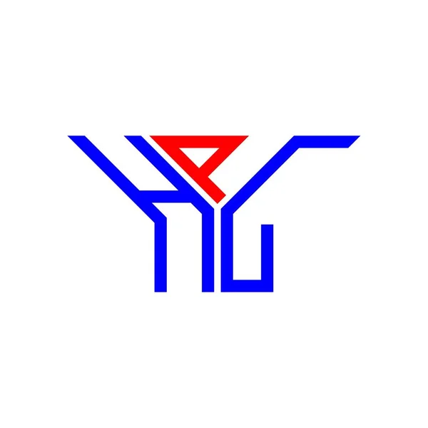 Hpl Буквений Логотип Творчого Дизайну Векторною Графікою Hpl Простий Сучасний — стоковий вектор