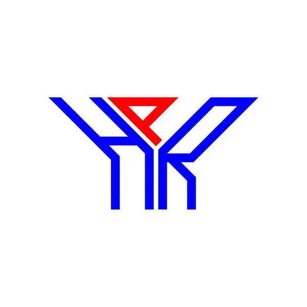 Logo Lettre Hpr Design Créatif Avec Graphique Vectoriel Logo Simple — Image vectorielle