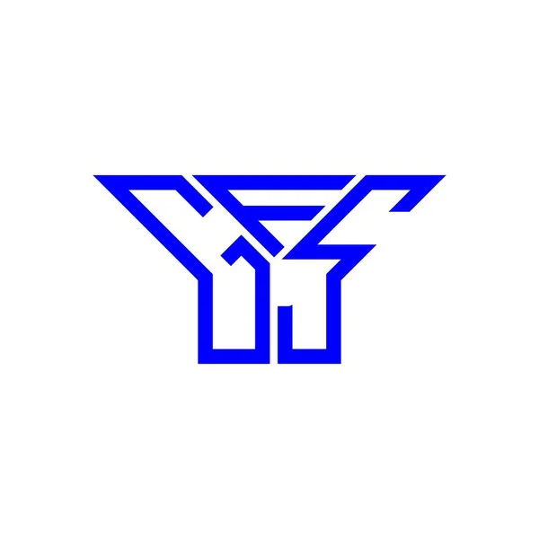 Gfs Logo Creatief Ontwerp Met Vector Grafisch Gfs Eenvoudig Modern — Stockvector