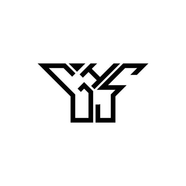 Ghs Letter Logo Creatief Design Met Vector Grafisch Ghs Eenvoudig — Stockvector