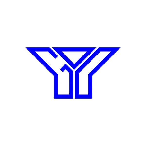 Boží Písmenné Logo Kreativní Design Vektorovou Grafikou Jednoduché Moderní Logo — Stockový vektor