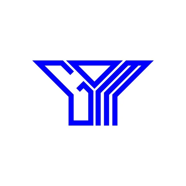 Логотип Літери Gom Креативний Дизайн Векторною Графікою Простий Сучасний Логотип — стоковий вектор