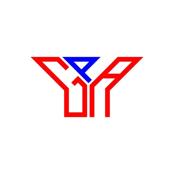 Diseño Creativo Del Logotipo Letra Del Gpa Con Gráfico Vectorial — Archivo Imágenes Vectoriales