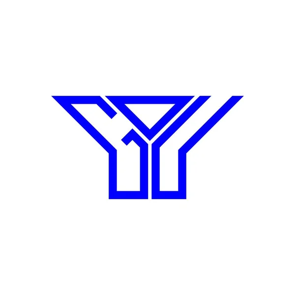 Логотип Літери Gou Креативний Дизайн Векторною Графікою Простий Сучасний Логотип — стоковий вектор