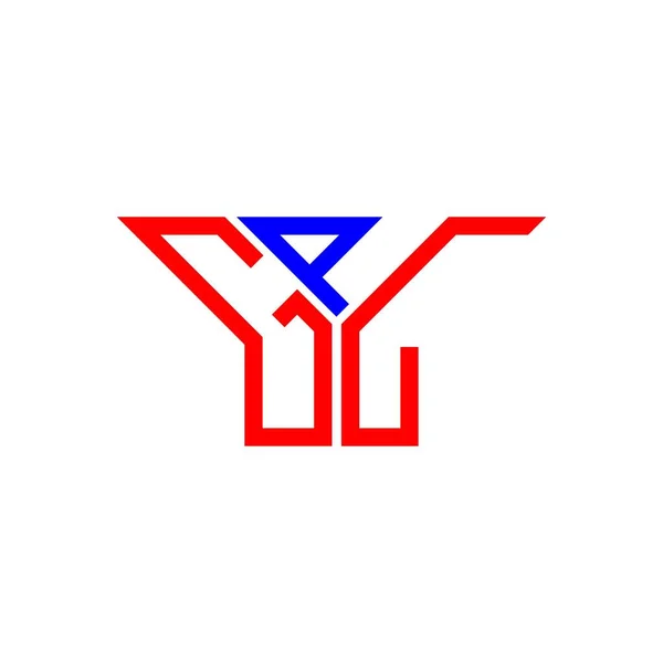 Logo Lettre Gpl Design Créatif Avec Graphique Vectoriel Logo Simple — Image vectorielle