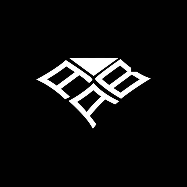 Aab Letter Logo Creative Design Vector Graphic Aab Simple Modern — 图库矢量图片