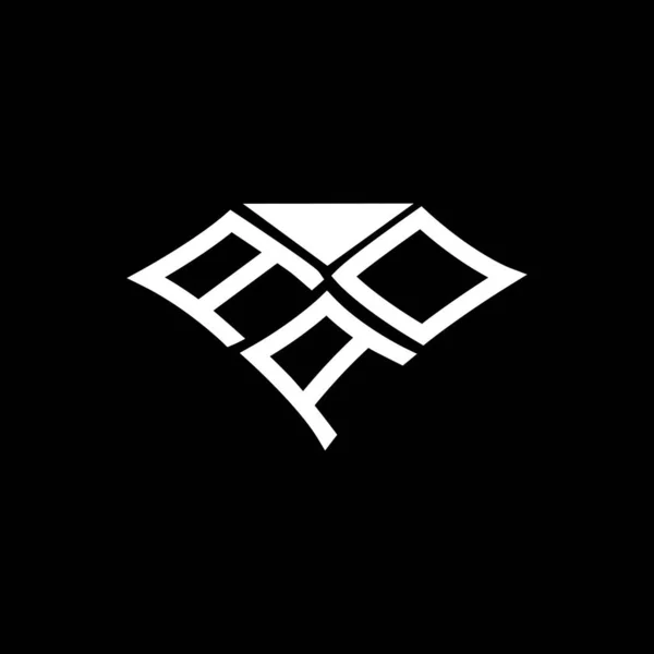 Aad Letter Logo Creative Design Vector Graphic Aad Simple Modern — 图库矢量图片