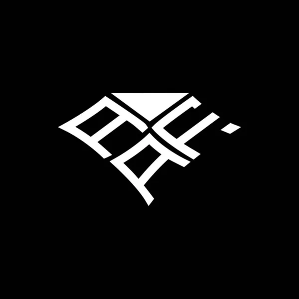 Aaf Letter Logo Creative Design Vector Graphic Aaf Simple Modern — стоковый вектор