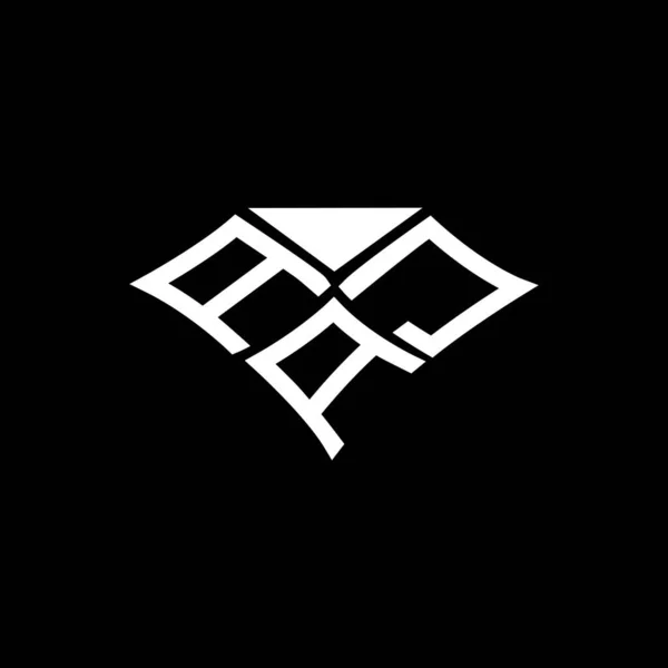 Aaj Letter Logo Creative Design Vector Graphic Aaj Simple Modern — 图库矢量图片