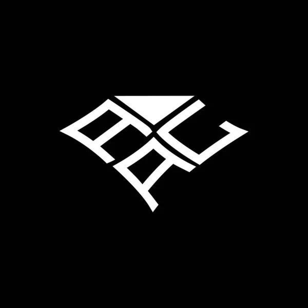 Aal Letter Logo Creative Design Vector Graphic Aal Simple Modern —  Vetores de Stock
