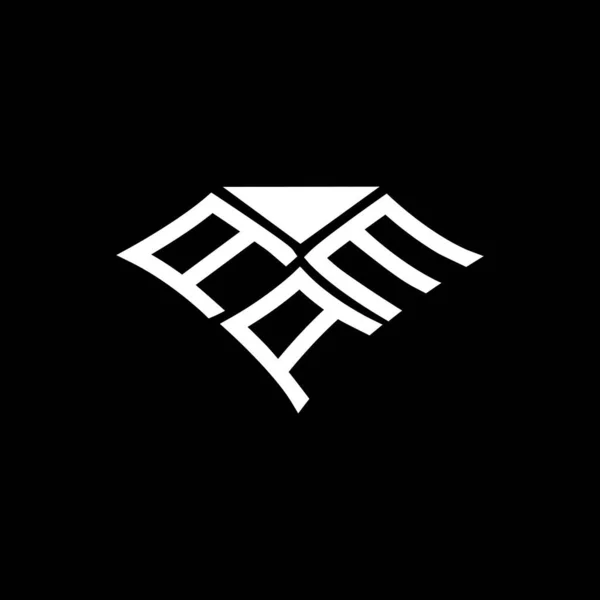 Aam Letter Logo Creative Design Vector Graphic Aam Simple Modern — стоковый вектор