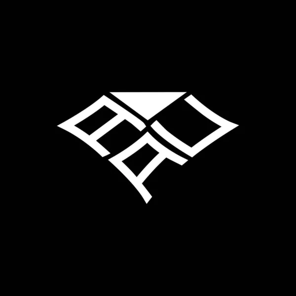 Aau Letter Logo Creative Design Vector Graphic Aau Simple Modern — стоковый вектор