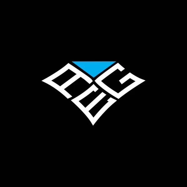ベクトルグラフィック AegシンプルかつモダンなロゴとAegの手紙のロゴの創造的なデザイン — ストックベクタ