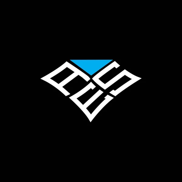 Aes Letter Logo Creative Design Vector Graphic Aes Simple Modern — 图库矢量图片