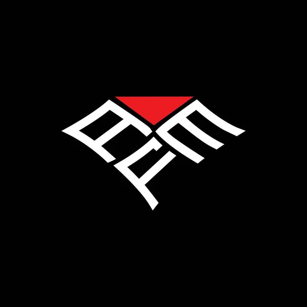 Afm Letter Logo Creative Design Vector Graphic Afm Simple Modern — Vettoriale Stock