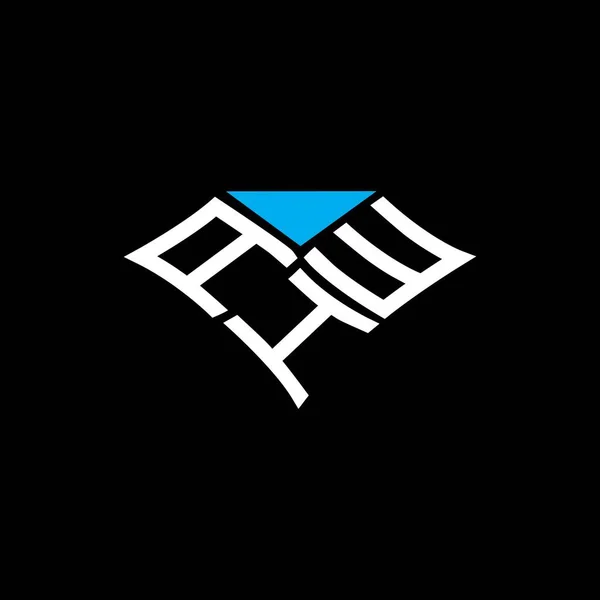 Креативный Дизайн Логотипа Ahw Векторной Графикой Простой Современный Логотип Ahw — стоковый вектор