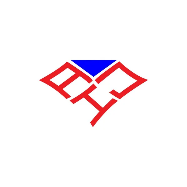 Aij Буква Логотип Творчого Дизайну Векторною Графікою Aij Простий Сучасний — стоковий вектор