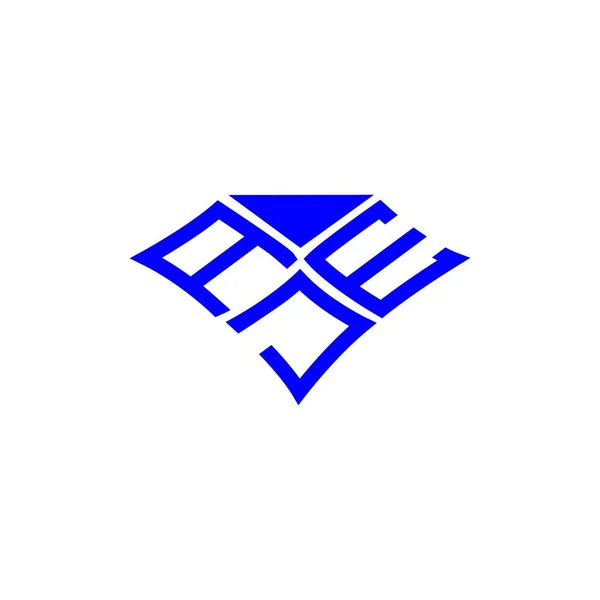Aje Letter Logo Creative Design Vector Graphic Aje Simple Modern — 图库矢量图片