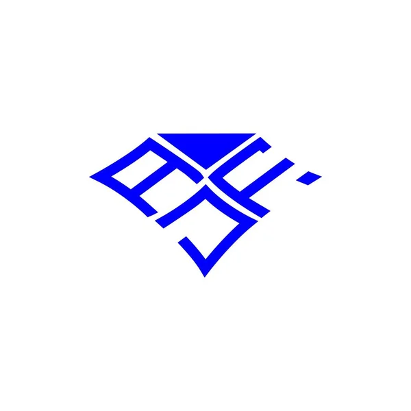 Ajf Letter Logo Creative Design Vector Graphic Ajf Simple Modern — Stock Vector