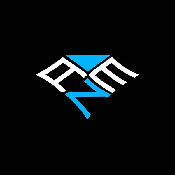 Anm Letter Logo Creatief Design Met Vector Grafisch Anm Eenvoudig — Stockvector