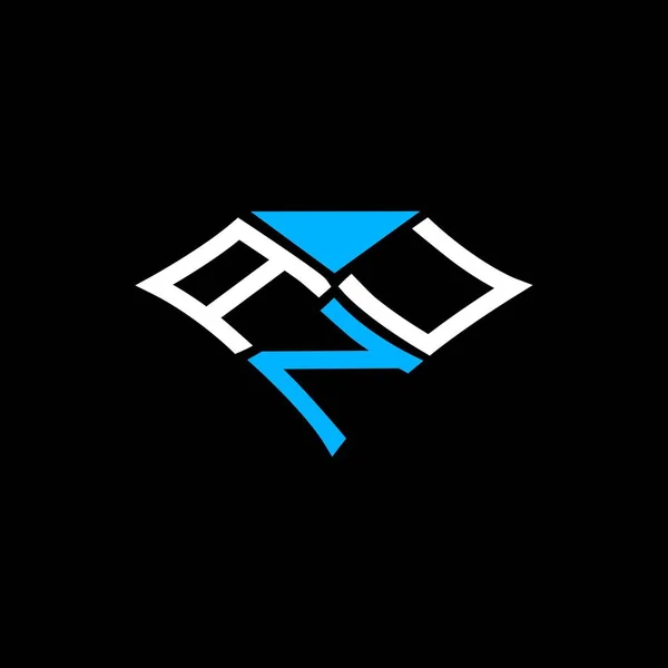 Логотип Ану Творческий Дизайн Векторной Графикой Простой Современный Логотип Ану — стоковый вектор