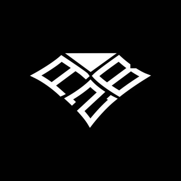 ベクトルグラフィック AzbシンプルかつモダンなロゴとAzbの文字のロゴの創造的なデザイン — ストックベクタ
