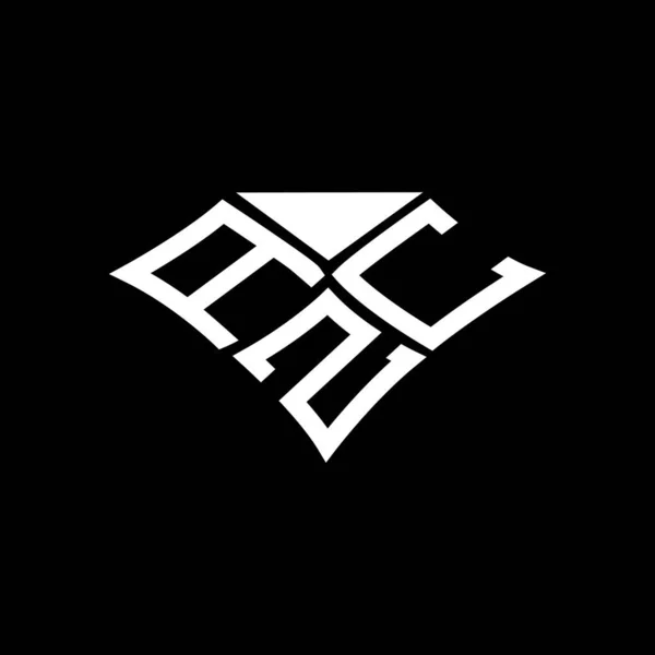 Azc Letter Logo Creative Design Vector Graphic Azc Simple Modern — Vetor de Stock