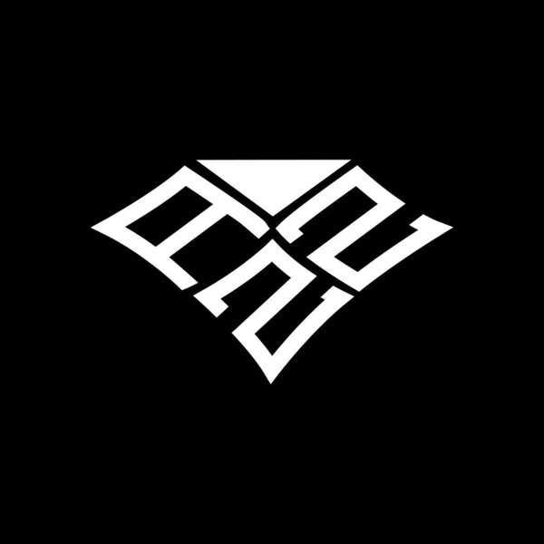 Azz Letter Logo Creative Design Vector Graphic Azz Simple Modern — 图库矢量图片