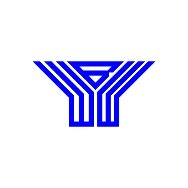 Логотип Літери Wbw Креативний Дизайн Векторною Графікою Wbw Простий Сучасний — стоковий вектор
