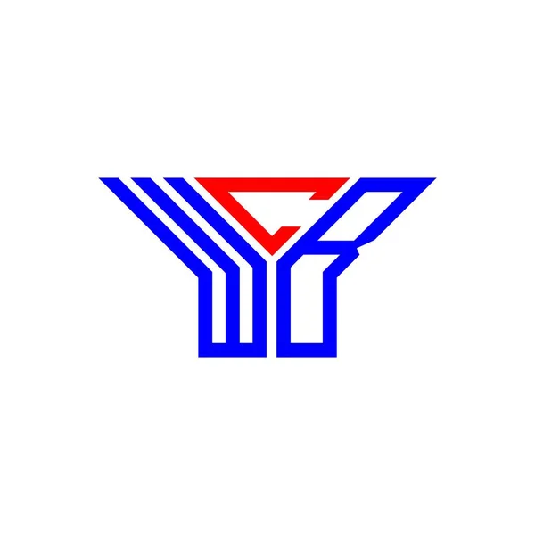 Wcb Буква Логотип Творческий Дизайн Векторной Графикой Wcb Простой Современный — стоковый вектор