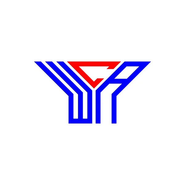 Креативный Дизайн Логотипа Wca Векторной Графикой Простой Современный Логотип Wca — стоковый вектор