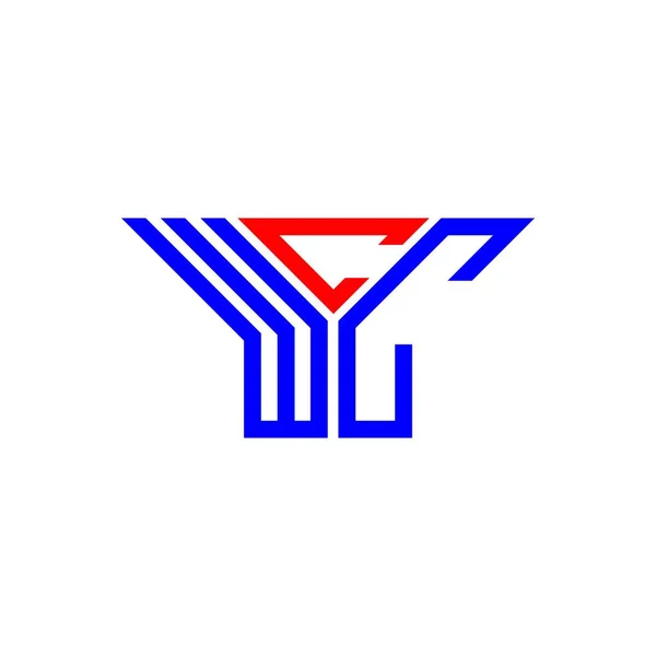 Wcc Letter Logo Creative Design Vector Graphic Wcc Simple Modern — Archivo Imágenes Vectoriales