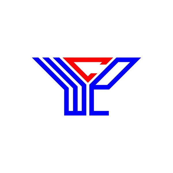 ベクトルグラフィック WcpシンプルかつモダンなロゴとWcpの手紙のロゴの創造的なデザイン — ストックベクタ