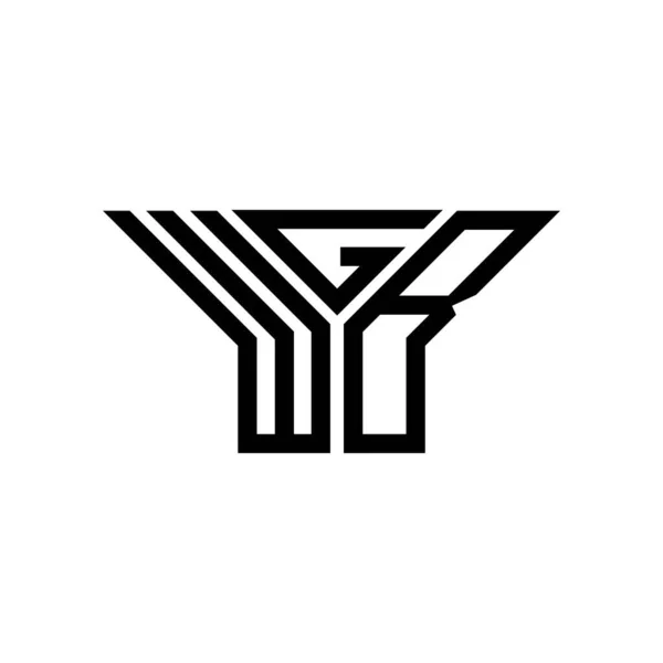 Wgb Letter Logo Creative Design Vector Graphic Wgb Simple Modern — Διανυσματικό Αρχείο