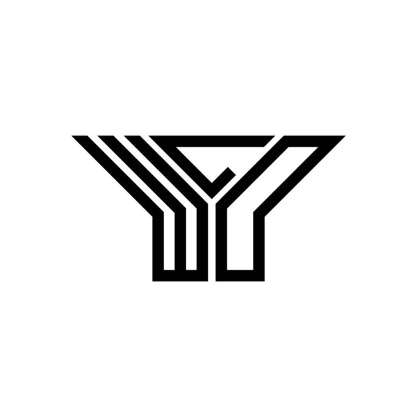 Wld Litera Logo Kreatywny Design Grafiką Wektorową Wld Proste Nowoczesne — Wektor stockowy