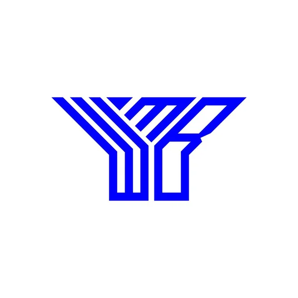 Wmb Letter Logo Creative Design Vector Graphic Wmb Simple Modern — Stockvector