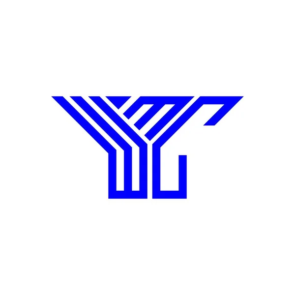Wmc Letter Logo Creative Design Vector Graphic Wmc Simple Modern — Stock vektor