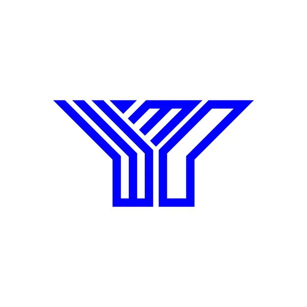 Wmd Letter Logo Creative Design Vector Graphic Wmd Simple Modern — Stockový vektor
