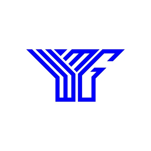 Wmg Letter Logo Creative Design Vector Graphic Wmg Simple Modern — Vetor de Stock