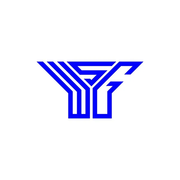 Wsg Letter Logo Creative Design Vector Graphic Wsg Simple Modern — Stockvector