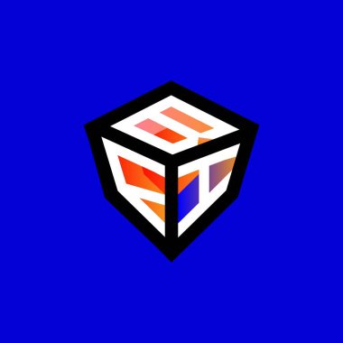 BFI harfi logo yaratıcı tasarımı vektör grafik, BFI basit ve modern logo.