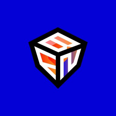 BFN harfi logo yaratıcı tasarımı vektör grafik, BFN basit ve modern logo.