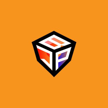 BJP letter logo creative design with vector graphic, BJP simple and modern logo.