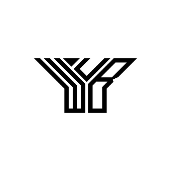 Wub Letter Logo Creative Design Vector Graphic Wub Simple Modern — Stock Vector