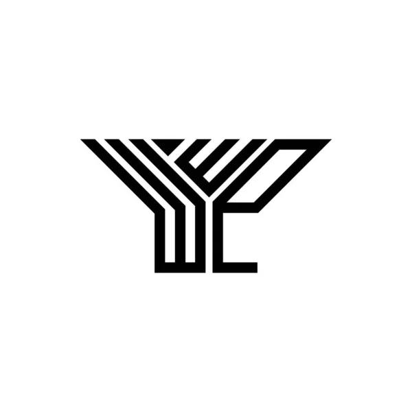 Wwp Letter Logo Creative Design Vector Graphic Wwp Simple Modern — Vetor de Stock