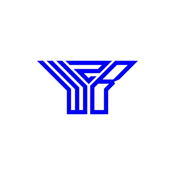 Wzb Letter Logo Creative Design Vector Graphic Wzb Simple Modern — Stockvector